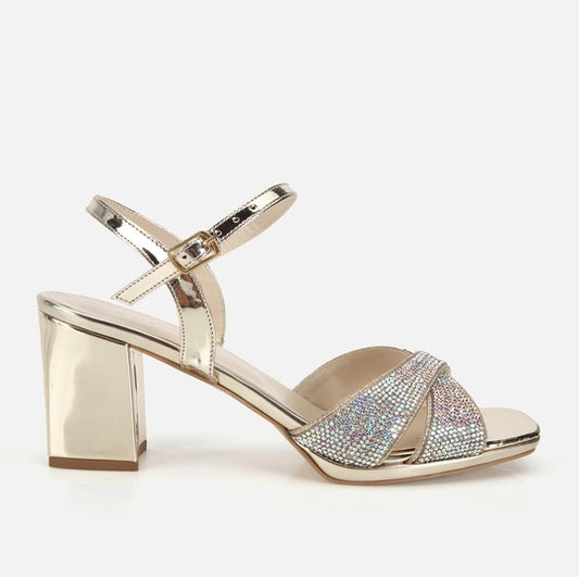 Sandale lëkurë origjinale ngjyrë ari