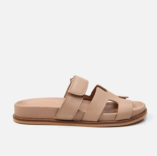 Papuqe lëkurë origjinale ngjyrë bezhë