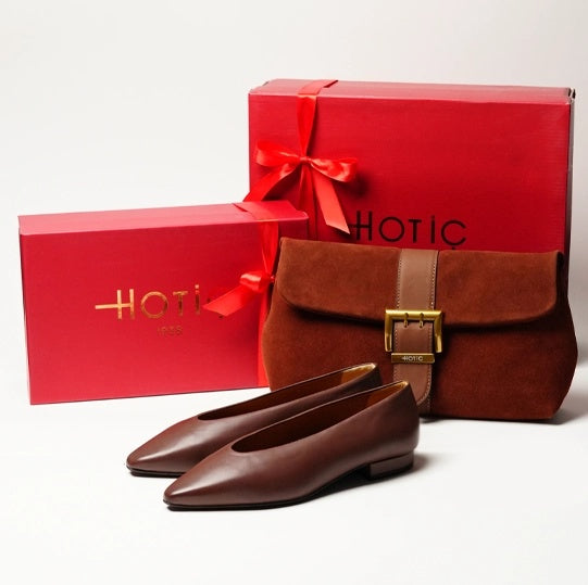 Përzgjedhja Festive - Brown Suede