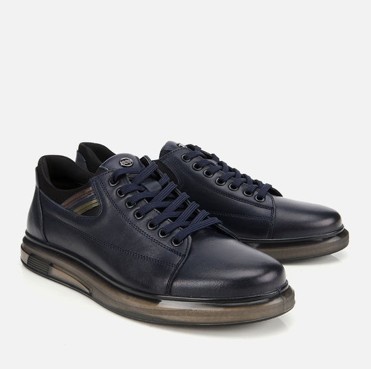 Lëkurë origjinale ngjyrë navy