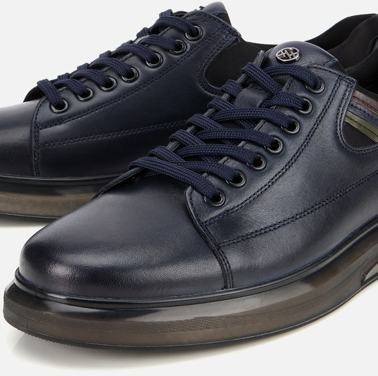 Lëkurë origjinale ngjyrë navy