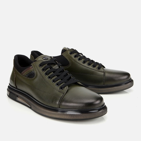 Lëkurë origjinale ngjyrë e gjelbërt