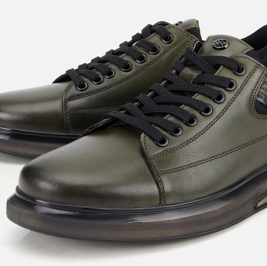 Lëkurë origjinale ngjyrë e gjelbërt