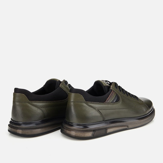 Lëkurë origjinale ngjyrë e gjelbërt