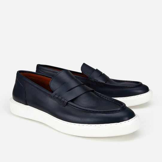 Lëkurë origjinale ngjyrë navy