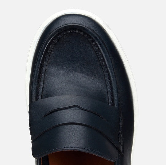 Lëkurë origjinale ngjyrë navy
