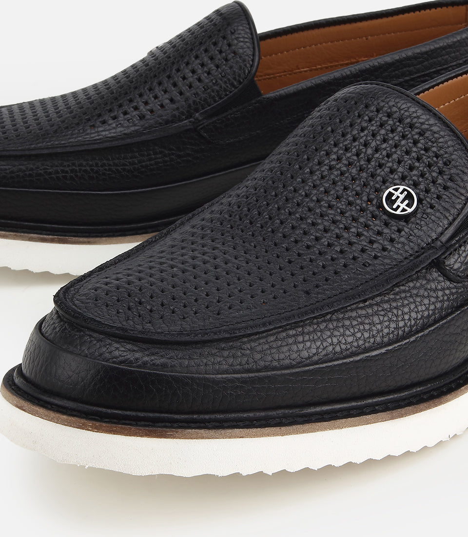 Loafer Burrash e Zezë - sipër