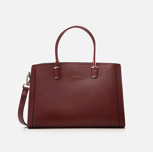 Çantë elegante lëkurë origjinale ngjyrë bordo