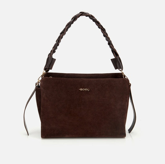 Çantë elegante lëkurë origjinale ngjyrë kafe