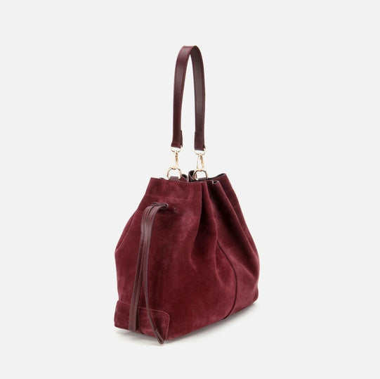 Çantë elegante lëkurë origjinale ngjyrë bordo