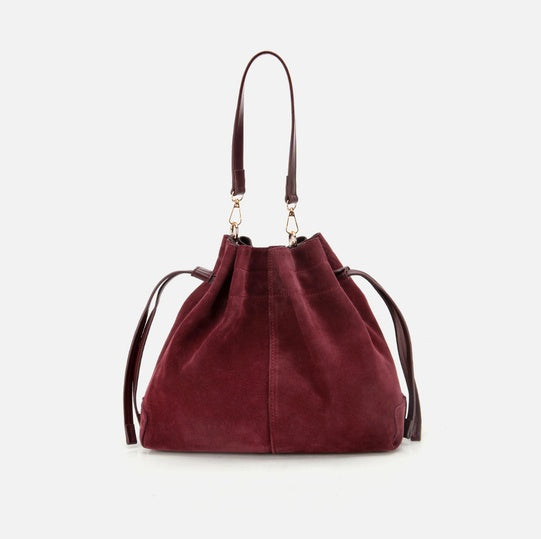 Çantë elegante lëkurë origjinale ngjyrë bordo