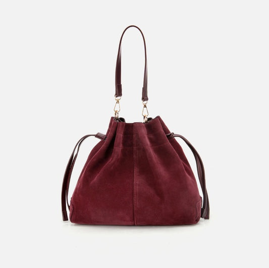 Çantë elegante lëkurë origjinale ngjyrë bordo