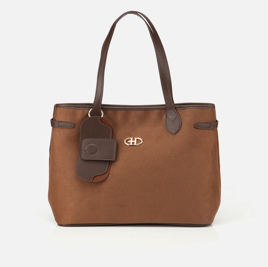 Çantë elegante lëkurë origjinale ngjyrë kafe