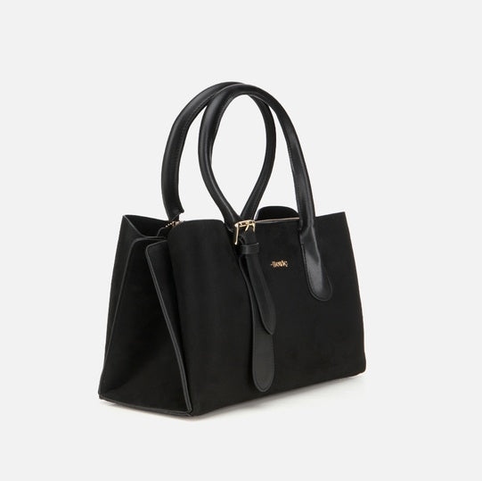 Çantë elegante lëkurë origjinale ngjyrë e zezë