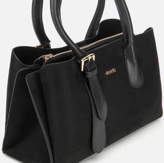 Çantë elegante lëkurë origjinale ngjyrë e zezë