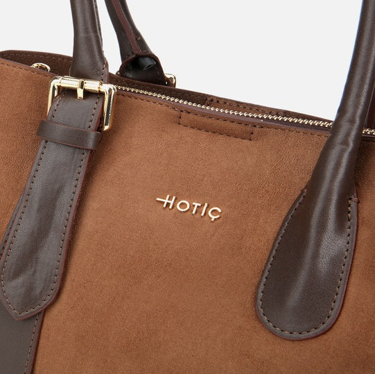 Çantë elegante lëkurë origjinale ngjyrë kafe