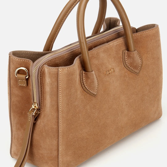 Çantë elegante lëkurë origjinale ngjyrë kafe