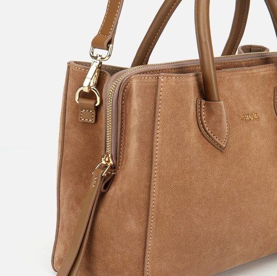 Çantë elegante lëkurë origjinale ngjyrë kafe