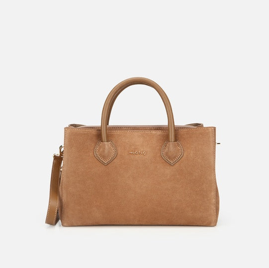 Çantë elegante lëkurë origjinale ngjyrë kafe