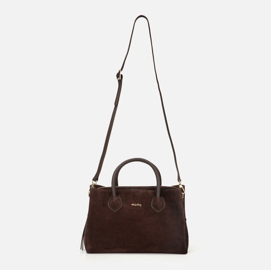 Çantë elegante lëkurë origjinale ngjyrë kafe