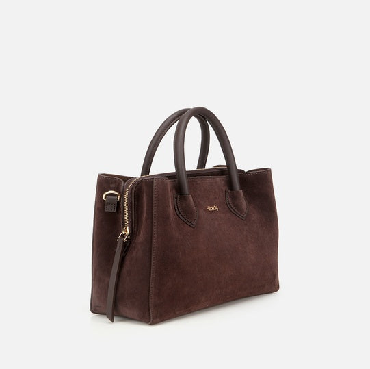 Çantë elegante lëkurë origjinale ngjyrë kafe