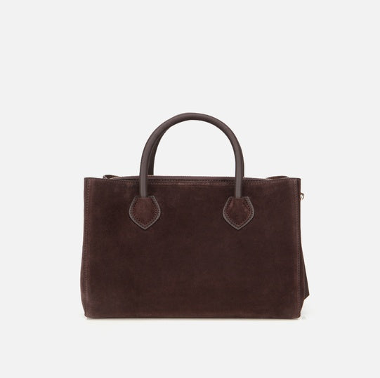 Çantë elegante lëkurë origjinale ngjyrë kafe