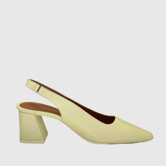Këpucë lëkurë origjinale ngjyrë e verdhë