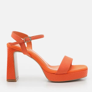Sandale ngjyrë portokallë