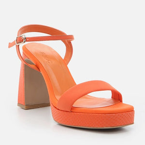 Sandale ngjyrë portokallë